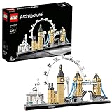LEGO Architecture Londres, Kit de Construcción Creativa, London Eye, Big Ben, Tower Bridge, Maqueta...