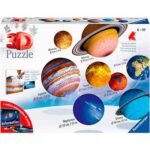 puzzle 3d sistema solar para niños de 7 años
