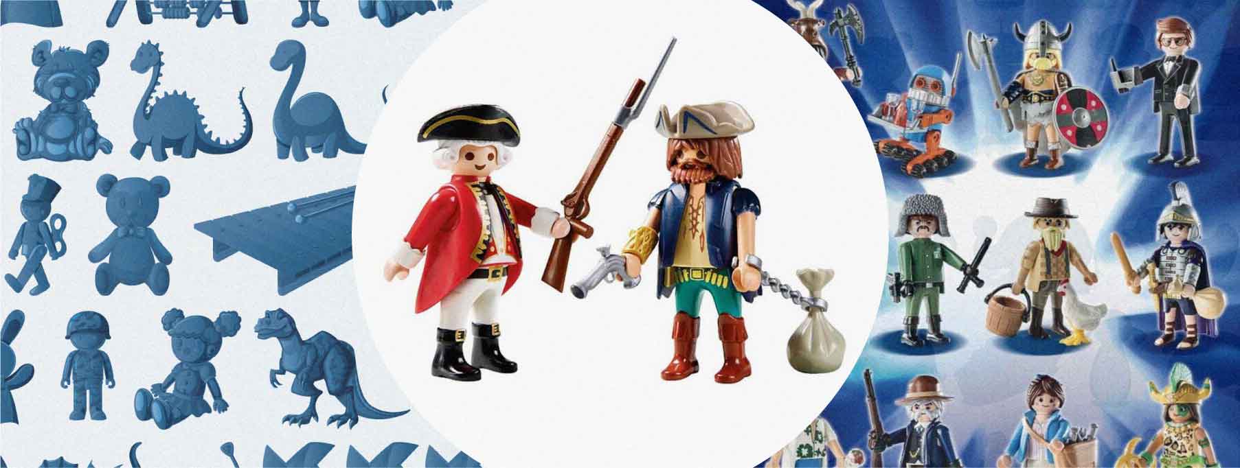 cabecera playmobil duo pack pirata y soldado
