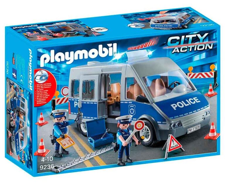 furgoneta policia playmobil
