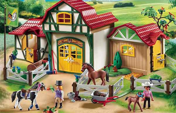 granja de caballos de playmobil