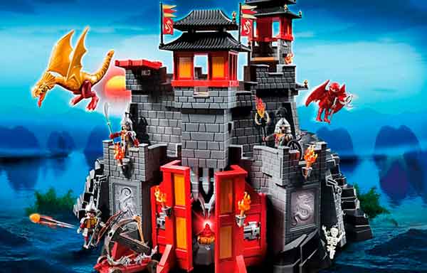 playmobil castillo dragon