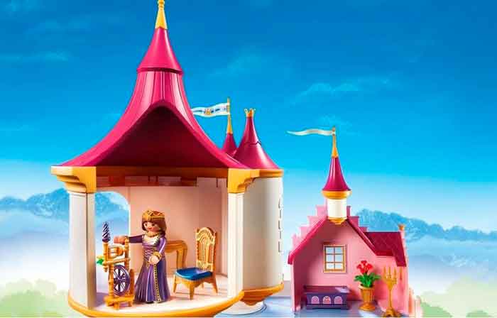 torre del castillo de princesas playmobil