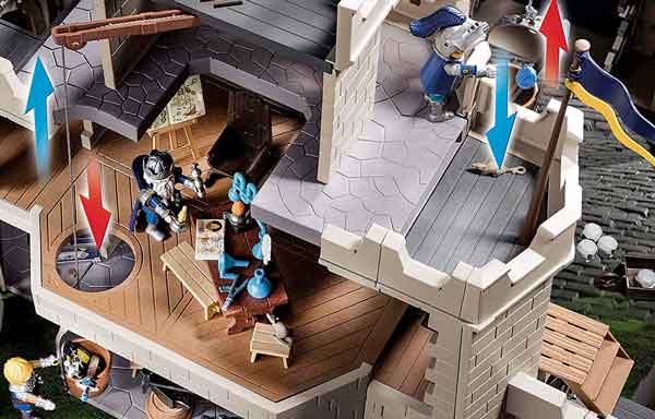 trampilla secreta castillo medieval playmobil