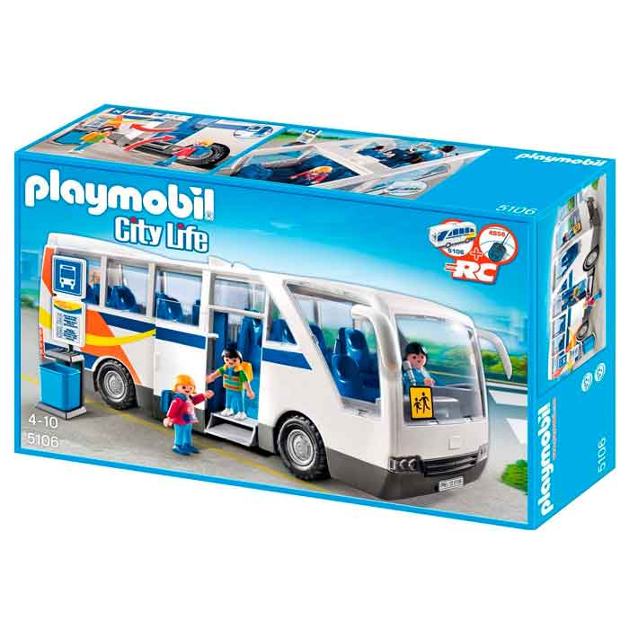 playmobil city life autobus escolar