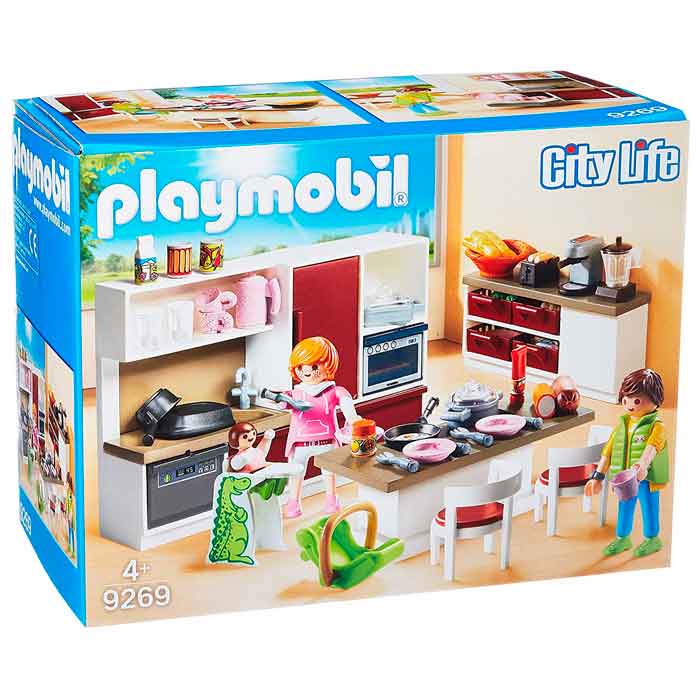 playmobil city life cocina