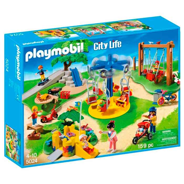 playmobil city life parque infantil